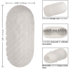 Boundless Reversible Ribbed Stroker With Case