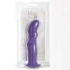 Maia Riley Purple Waved Silicone Dildo