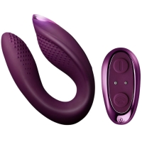 Rocks Off Rock Chick Diva Purple Remote Control Clit & G-Spot Dual Vibrator