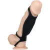 Gender X Rocketeer Black Vibrating Cock Sheath With Testicle Loops