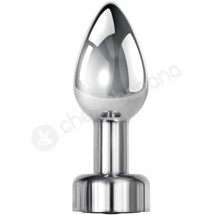 Gender X Rockin' Metal Vibrating Anal Plug With Tapered Tip Gender X Rockin' Metal Vibrating Anal Plug With Tapered Tip