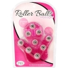 Roller Balls Massage Glove Pink Adjustable & Reversible Massager With 9 Metallic Balls