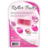 Roller Balls Massage Glove Pink Adjustable & Reversible Massager With 9 Metallic Balls