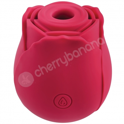 Cherry Banana Red Rose 10 Function Clitoral Suction Toy Cherry Banana Red Rose 10 Function Clitoral Suction Toy