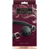 Bondage Couture Black Silicone Ball Gag With Rose Gold Hardware