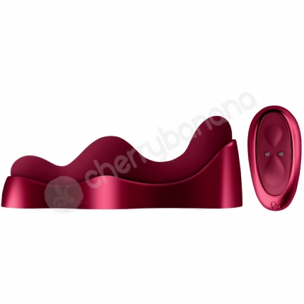 Rocks Off Ruby Glow Blush Ride On Vibrator Dual Purpose Pleasure Wand & Saddle Vibe