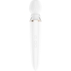 Satisfyer Double Wand-er White Wand Massager With 2 Interchangeable Heads