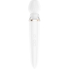 Satisfyer Double Wand-er White Wand Massager With 2 Interchangeable Heads