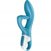 Satisfyer Embrace Me Flexible Dual Stimulation Turquoise Rabbit Vibrator