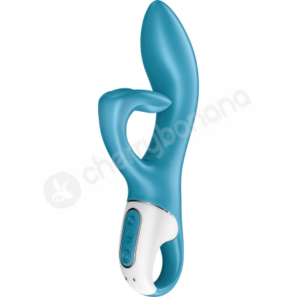 Satisfyer Embrace Me Flexible Dual Stimulation Turquoise Rabbit Vibrator