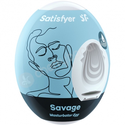 Satisfyer Savage Penis Masturbator Single Egg Satisfyer Savage Penis Masturbator Single Egg