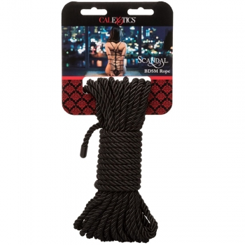 Scandal Black BDSM Rope 10m