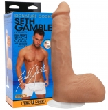Signature Cocks Seth Gamble 8" Ultraskyn Penis Dildo With Vac-U-Lock Suction Cup