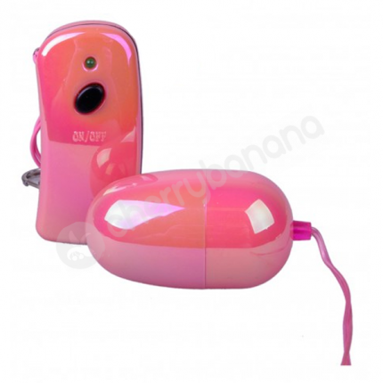 Pink Wireless Remote Controlled Vibrating Egg