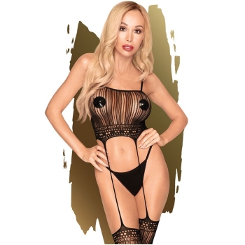 Penthouse Lingerie Black Sex Dealer Bodystocking With Thong