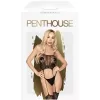 Penthouse Lingerie Black Sex Dealer Bodystocking With Thong