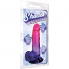 Shades Jelly Ombre Pink & Purple 7" Dildo With Suction Cup Base