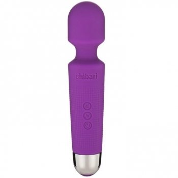 Shibari Mini Halo Purple Wireless 20 Speed Massage Wand