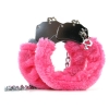 Ouch Pink Pleasure Furry Legcuffs