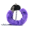 Ouch Purple Pleasure Furry Legcuffs