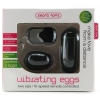 Shots Toys Black Vibrating Dual Eggs