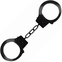 Ouch Black Beginner's Handcuffs