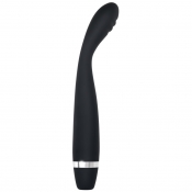 Evolved Skinny G Black 7" Thin Silicone G-Spot Vibrator