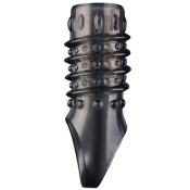 Cherry Banana Grey Beaded Screw Penis Sleeve