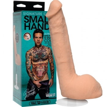 Signature Cocks Small Hands 9" Ultraskyn Penis Dildo With Vac-U-Lock Suction Cup