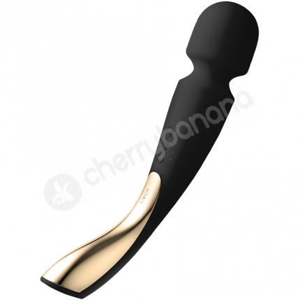 Lelo Smart Wand 2 Black Large 10 Speed Vibrating Wand Lelo Smart Wand 2 Black Large 10 Speed Vibrating Wand