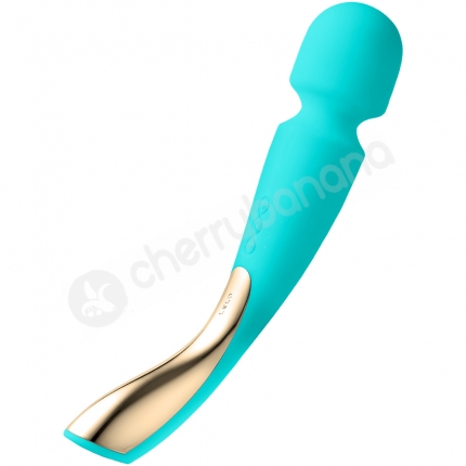 Lelo Smart Wand 2 Aqua Large 10 Speed Vibrating Wand Lelo Smart Wand 2 Aqua Large 10 Speed Vibrating Wand