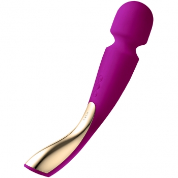 Lelo Smart Wand 2 Deep Rose Large 10 Speed Vibrating Wand