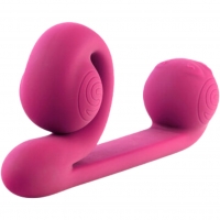 Snail Vibe Pink Duo Dual Vibrating Versatile Pleasure Tool