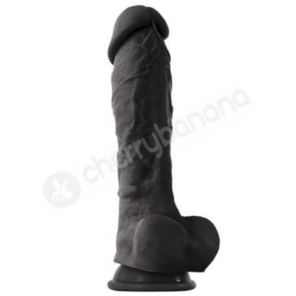 Coloursoft Black 8'' Soft Dildo