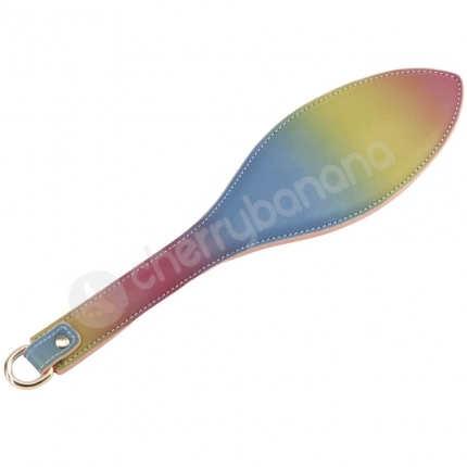 Spectra Bondage Rainbow & Gold Paddle
