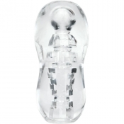 Zolo Gripz Spinner Squeezable Clear Flexible & Stretchy Stroker