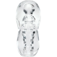 Zolo Gripz Spinner Squeezable Clear Flexible & Stretchy Stroker