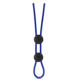 Stay Hard Blue Silicone Double Loop Cock Ring