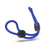 Stay Hard Blue Silicone Double Loop Cock Ring