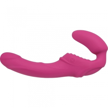 Adam & Eve Eve's Vibrating Strapless Pink Strap-on