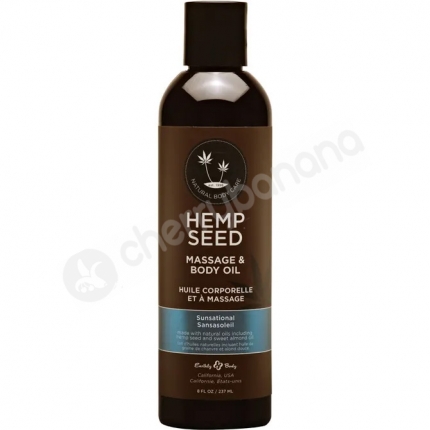 Hemp Seed Sunsational Massage & Body Oil 237ml