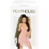 Penthouse Lingerie Pink Sweet Beast Babydoll With Thong