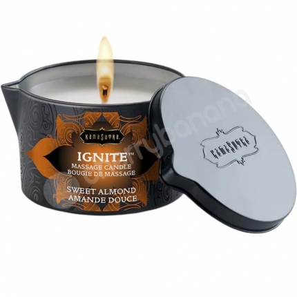 Kama Sutra Ignite Massage Oil Candle Sweet Almond