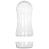 Zero Tolerance Swirl Clear Squishy & Pliable Intense Self-Pleasure Stroker