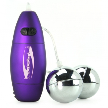 Velvet Lusso Purple Vibrating Balls