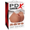 PDX Plus 360° Banger Tan Realistic Any Position Masturbator