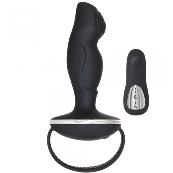 Zero Tolerance The Handyman Black Vibrating Soft & Squishy Anal Plug With Remote