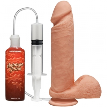 The D Perfect D Squirting 8" Realistic Dildo With Splooge Juice