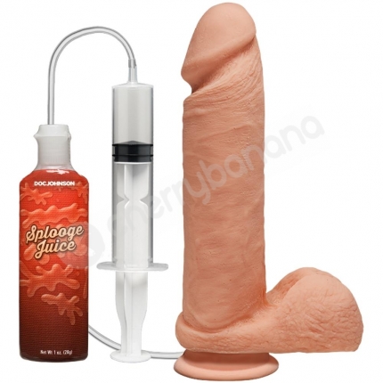 The D Perfect D Squirting 8" Realistic Dildo With Splooge Juice