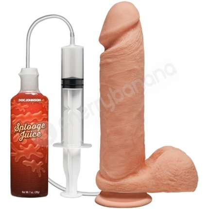 The D Perfect D Squirting 8" Realistic Dildo With Splooge Juice The D Perfect D Squirting 8" Realistic Dildo With Splooge Juice